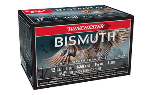 Ammunition Winchester Ammunition Bismuth 12Gauge WIN BISMUTH 12GA 3" #1 15/150